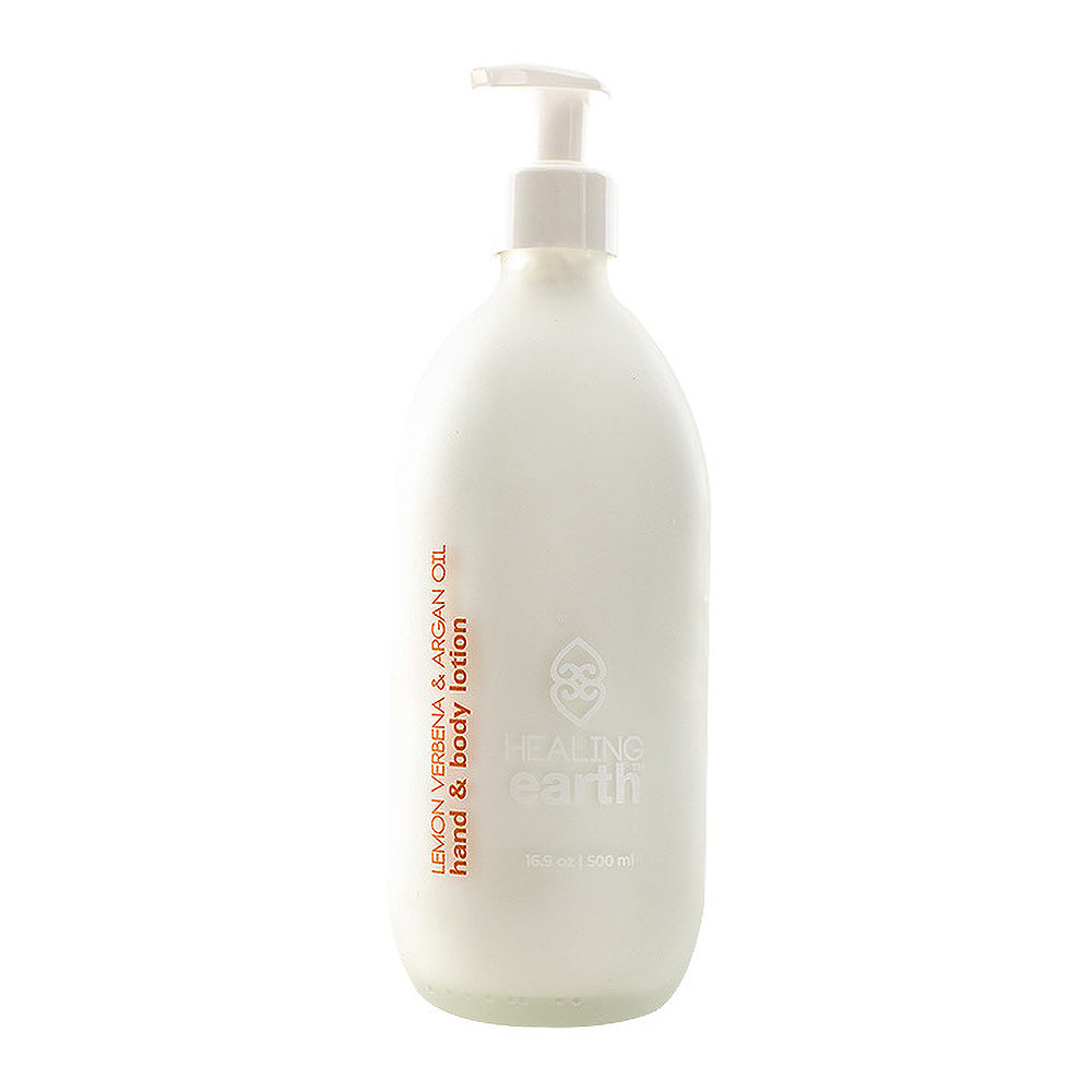 Lemon Verbena & Argan Oil Hand & Body Lotion - White