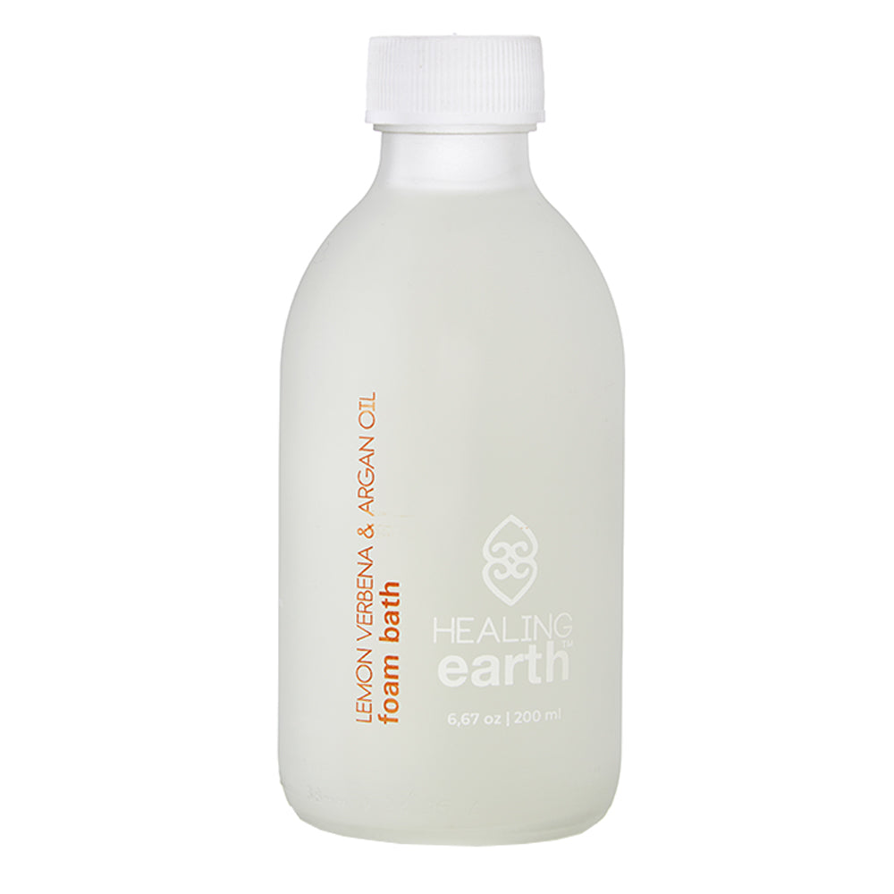 Lemon Verbena & Argan Oil Foam Bath - White