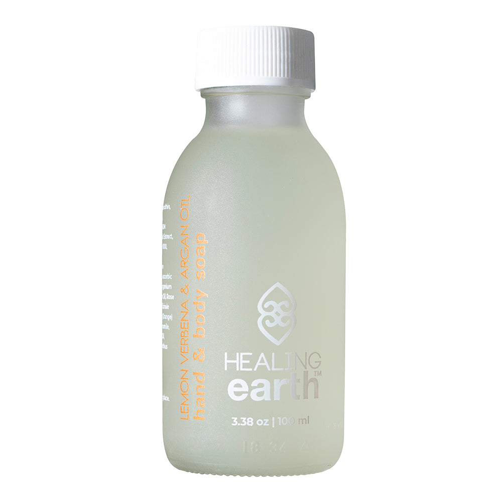 Lemon Verbena & Argan Hand & Body Soap - White