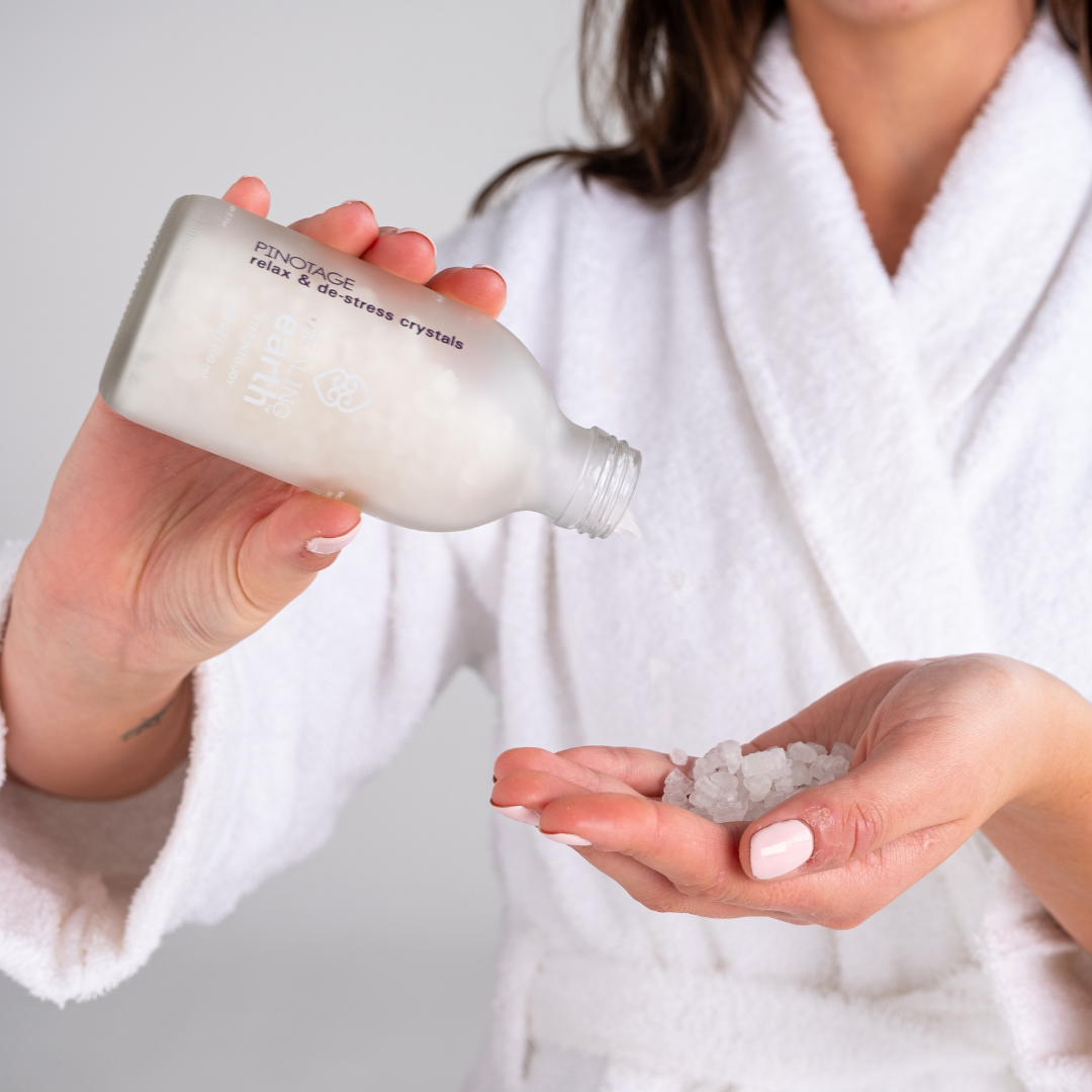 Pinotage Relax & Destress Bath Crystals 200ml